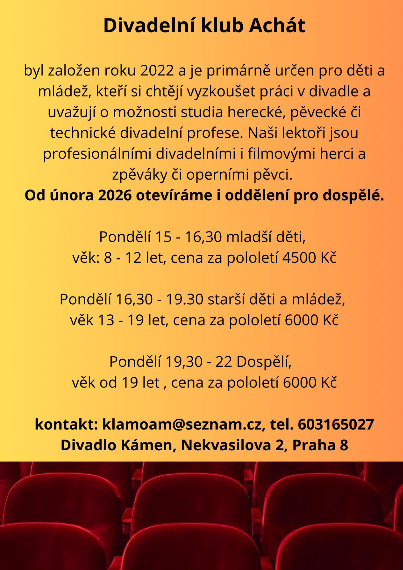 Přijímáme další členy